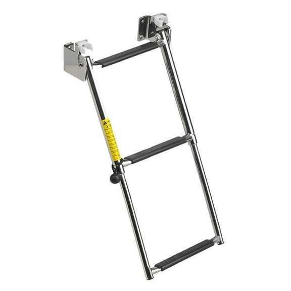 Garelick Eez-In 3-19683 Telescoping Transom Ladder, 4-Step
