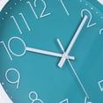 thumbnail image 4 of Reloj De Pared De Péndulo De Pared Silencioso Moderno Para Dormitorio Cocina Sala De Estar - Azul-30 CM ER, 4 of 5