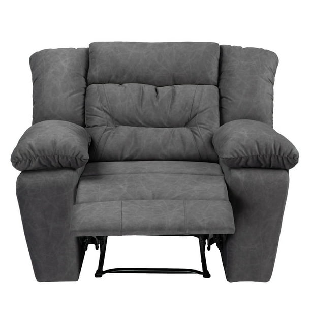 Sillón Reclinable Mecedora TRINITY Bumers 1 Plaza Gris