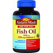 Nature Made One Per Day Fish Oil Softgels, 1200 Mg, 130 Ct