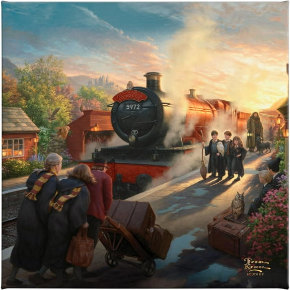 Thomas Kinkade Harry Potter™ Hogwarts Express™ 14" x 14" Gallery Wrapped Canvas