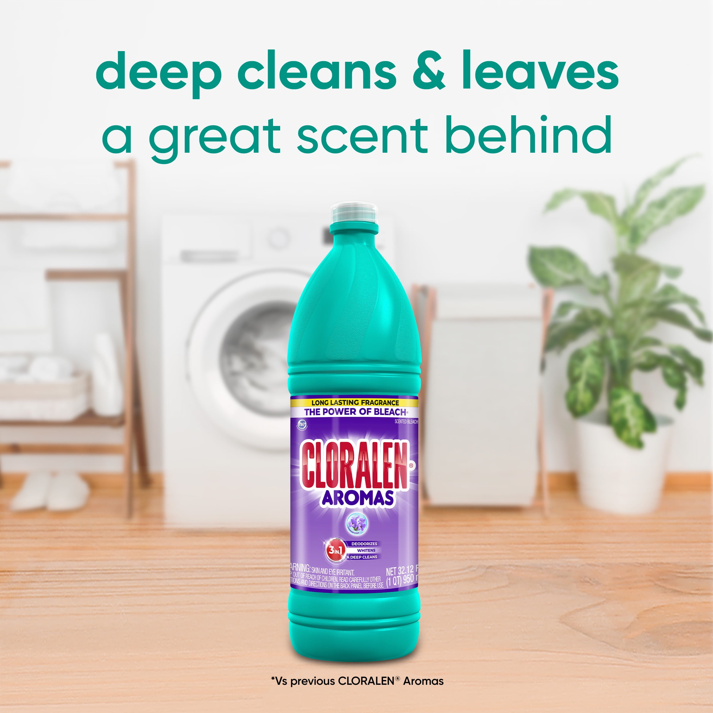 CLORALEN® Household Cleaning Liquid Scented Bleach - Lavender Scent, 32.12 fl oz