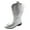 Silver, variant on YLYL Cowboy Boots for Women Embroidered Cowgirl Heel Pull on Western Fashion Mid Calf Boots