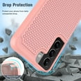 thumbnail image 4 of Case for Samsung Galaxy S22 5G (NOT for S22 Plus & S22 Ultra), Allytech Shockproof Hybrid Hard PC Back and Soft TPU Bumper Drop Protection Anti-Slip Grip Anti-Fall Shell for Galaxy S22, Black, 4 of 8