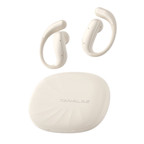 TANALAZ i70 Open-Ear Earbuds, Bluetooth 6.0 Wireless Earbuds with Ear Hooks, Lightweight Comfortable Sports Open Ear Headphones, ENC Clear Calls IPX5 Waterproof Earphones for Exercise/Running