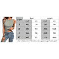 thumbnail image 5 of Womens Solid Round Neck Ribbed Summer Tank Top Sleeveless Racerback Cropped Basic Camisole Shirt Top(WH-S), 5 of 5