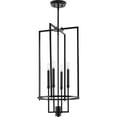 thumbnail image 7 of Elara Collection Four-Light New Traditional Matte Black Chandelier Foyer Light, 7 of 7