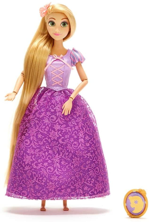 Official Disney Store Rapunzel Classic Doll Tangled With Pendant Poseable Figure 