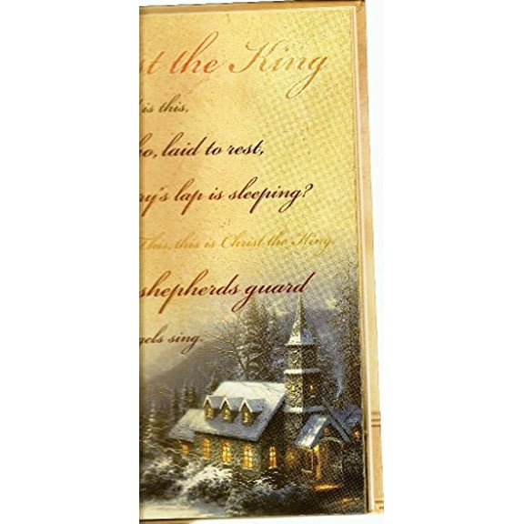 Pre-Owned Come Let Us Adore Him New From Thomas Kinkade! Scripture Selections, Fireside Stories And Scenes To Share At Christmas (Hardcover) 0785204512 9780785204510