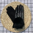 thumbnail image 3 of Guantes térmicos para mujer sweethay impermeables invierno deportes al aire libre Ciclismo Negro AP013649-03, 3 of 6