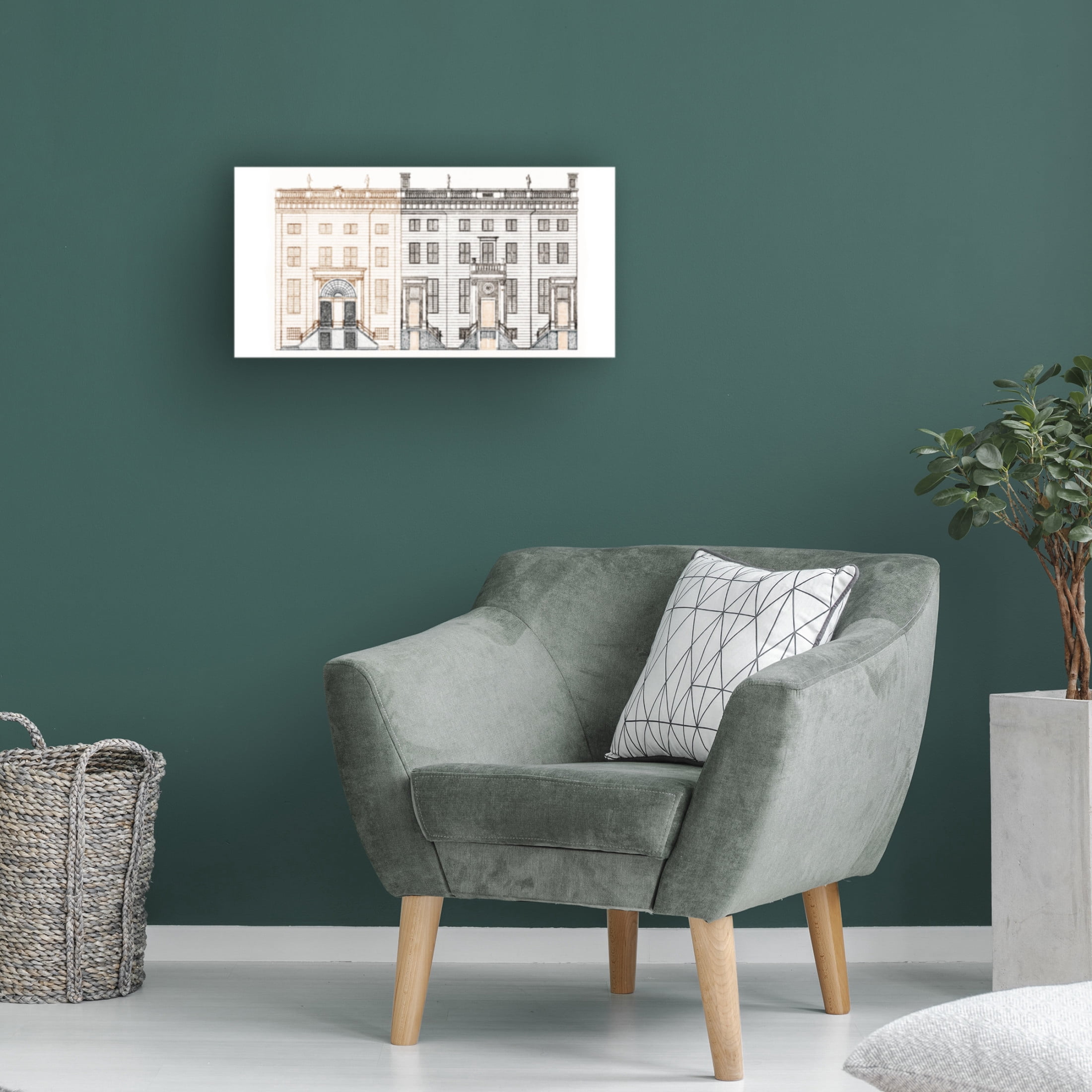 Trademark Fine Art Johan Teyler Amsterdam Canal Houses III Canvas Wall Art