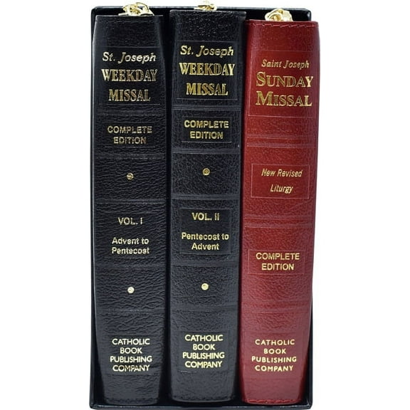St. Joseph Daily and Sunday Missals: Complete Gift Box 3-Volume Set, (Hardcover)