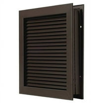 National Guard Door Louver,22 1/4 in H,22 1/4 in W L-700-RXDKB-24x24