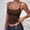Coffee, variant on Polka Dots Tank Top for Women Teens Girls Cute Summer Tops Y2K Square Neck Camisole Slim Fit Women Elegant Soft Breathable Cami Going Out Tops Trendy Beach Vacation Outfits, Coffee M