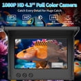 thumbnail image 2 of Underwater Fishing Camera 1080P HD, Portable Fish Finder with 4.3" LCD Display & Infrared Night Vision, IP68 Waterproof 5000mAh, 30M Cable - Ice Lake Boat Kayak Fishing, 2 of 8