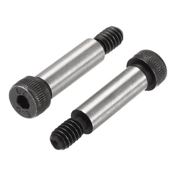 Uxcell Alloy Steel Socket Head Shoulder Bolts, 1"x5/16" Shoulder, 1/4-20 Thread, 4 Pack