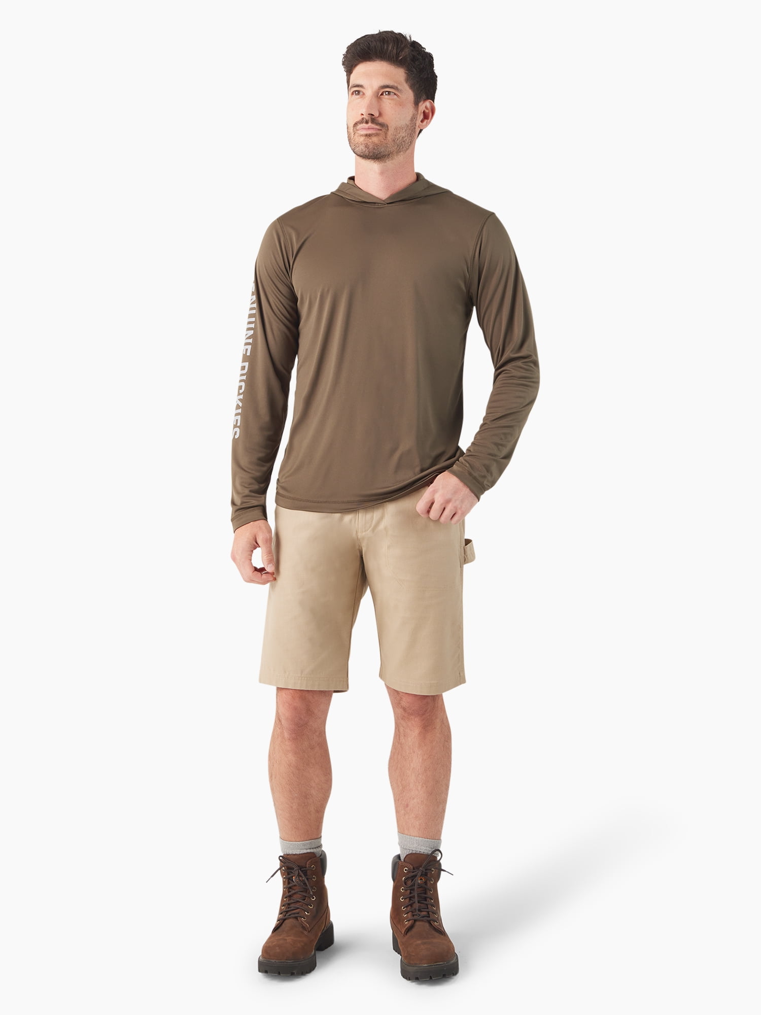 Genuine Dickies Long Sleeve Hooded Sun Shirt