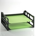 thumbnail image 3 of Officemate Side Load Letter Tray, Plastic, Letter-Size, Built-in Handles, Black, 2 Pack (21022), 3 of 4