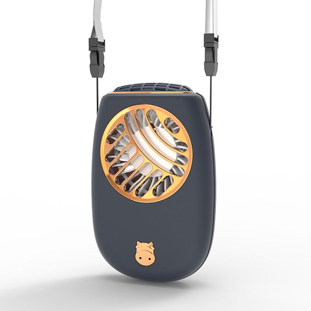 Enfriamiento Usb 2000Mah Ventilador De Cuello Colgante Ventilador Personal Portátil Para Deportes De Viaje En El Hogar Minnieouse HA047679-03