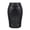 Black, variant on Aligament Skirt For Women Solid Color Sequins Fashion High Waist Slim Hip Casual Half Body Skirt Size L