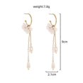 thumbnail image 3 of Pendientes colgantes de flores acrílicas de tendencia de moda Pendientes colgantes de acrílico para mujer Borla de aleación ---- A13 - Código de producto 70892 A13, 3 of 5
