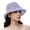 Purple, variant on MIASHUI Elegant Women's Summer Beret Sun Hat for Outdoor Wedding Tea Party and Casual Occasions Blue,M