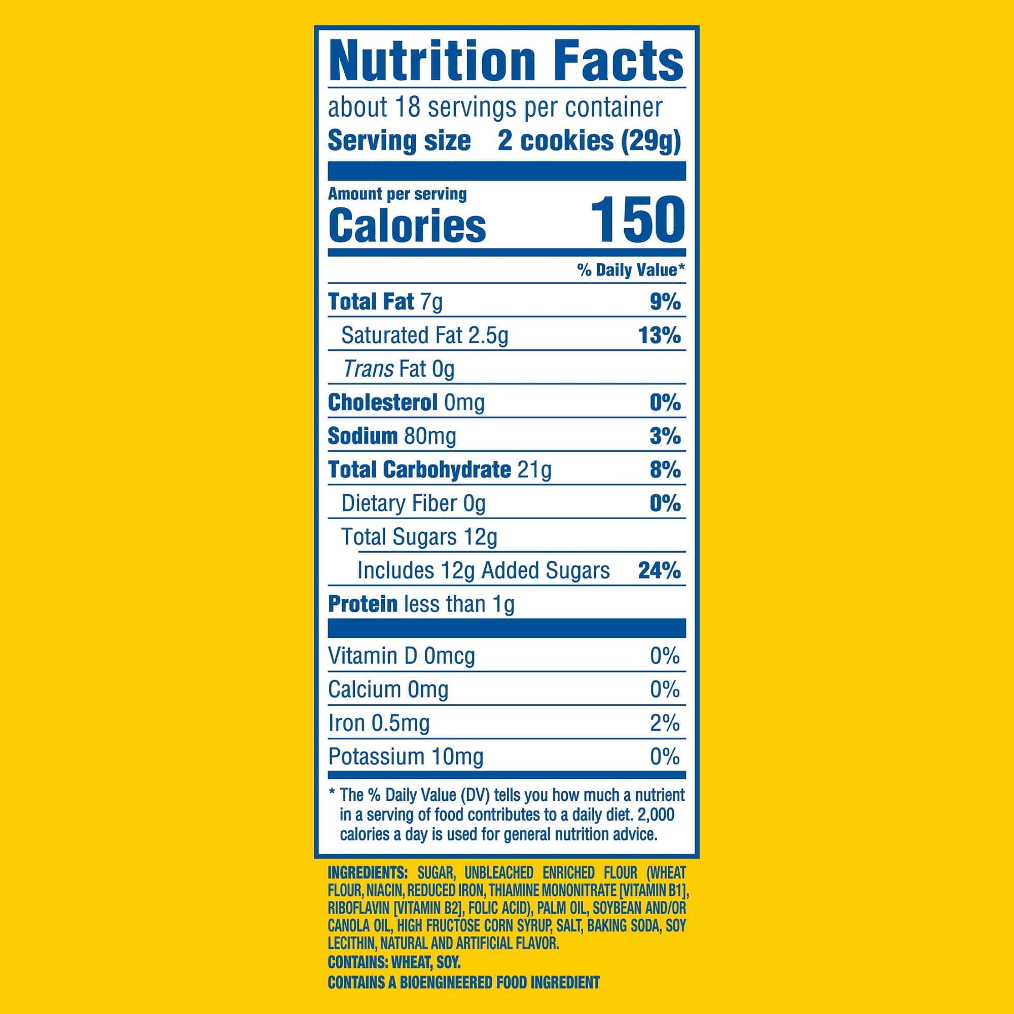 OREO Double Stuf Golden Sandwich Cookies, Family Size, 18.71 Oz