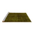 thumbnail image 2 of Ahgly Company Machine Washable Indoor Round Persian Yellow Bohemian Area Rugs, 4' Round, 2 of 4