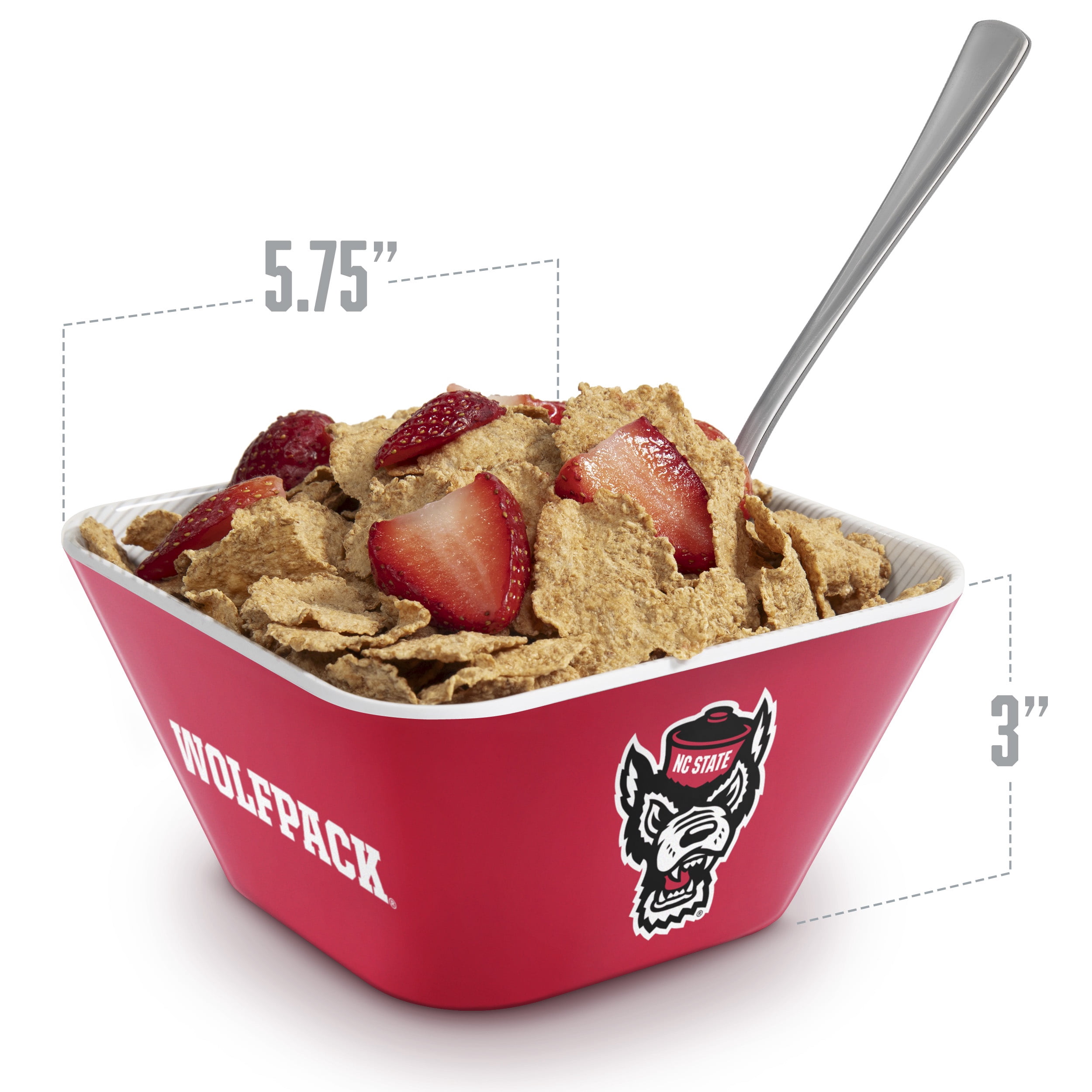 YouTheFan NCAA NC State Wolfpack Small Snack Bowl