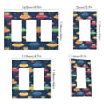 thumbnail image 2 of Yayeee Rocker Switch Wall Plate 1-Gang 4.6"x2.9" Home Decorative Outlet Cover, Rainbow Space Cat, 2 of 6
