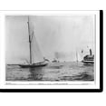 thumbnail image 2 of Historic Framed Print, [Boat races]: COLUMBIA and SHAMROCK, 17-7/8" x 21-7/8", 2 of 9