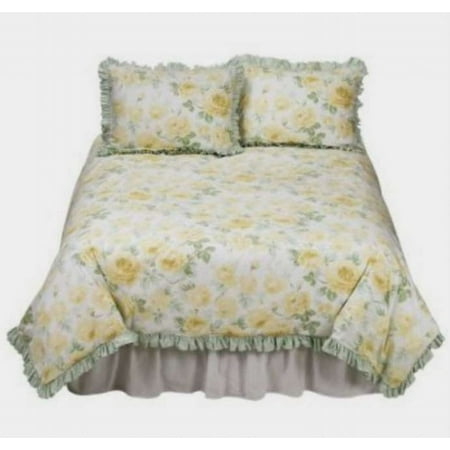 Simply Shabby Chic Floris Yellow Rose 2 Pc Duvet Cover Set Twin