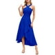 thumbnail image 1 of Vestido de fiesta PROM de color liso para mujer: material de poliéster, estilo veraniego, tallas S-XL con detalles de busto/cintura/longitud., 1 of 4