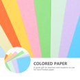 thumbnail image 3 of OULII 200pcs Paper Crafts Origami Paper Kit for Kids Assorted Color Brain Development for School, 3 of 8