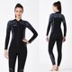 thumbnail image 4 of Buceo de buceo 3mm Tops de traje de neopreno Premium neopreno Tits UV Protección de UV Buceo de buceo Scuba de canoa para aeróbicos de agua Snorkeling Grey L seitruly OD003290-18, 4 of 7
