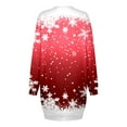 thumbnail image 3 of Vestidos de Mujer, Vestido Casual de Manga Larga Con Cuello Redondo y Estampado Navideño de Moda de Otoño E Invierno Para Mujer, 3 of 3