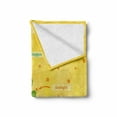 thumbnail image 2 of Educational Soft Flannel Fleece Blanket, Cartoon Photosynthesis Oxygen Carbon Dioxide Sunlight and Water, Cozy Plush for Indoor and Outdoor Use, 60" x 80", Earth Yellow Green Umber, by Ambesonne, 2 of 6