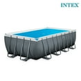 thumbnail image 6 of Intex: Solar Pool Cover - 18' x 9' - Blue, Polyethylene, Insulates Water, Reduce Evaporation, Keep Debris Out, Rectangle Above Ground Pool Accessory, 6 of 7