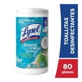 thumbnail image 1 of Toallitas Desinfectantes para Superficies Lysol Brand New Day Coconut & SeaMinerals 80 unidades, 1 of 4
