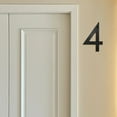 Clearance 5 Inch Modern Metal House Numbers Black Door Number House