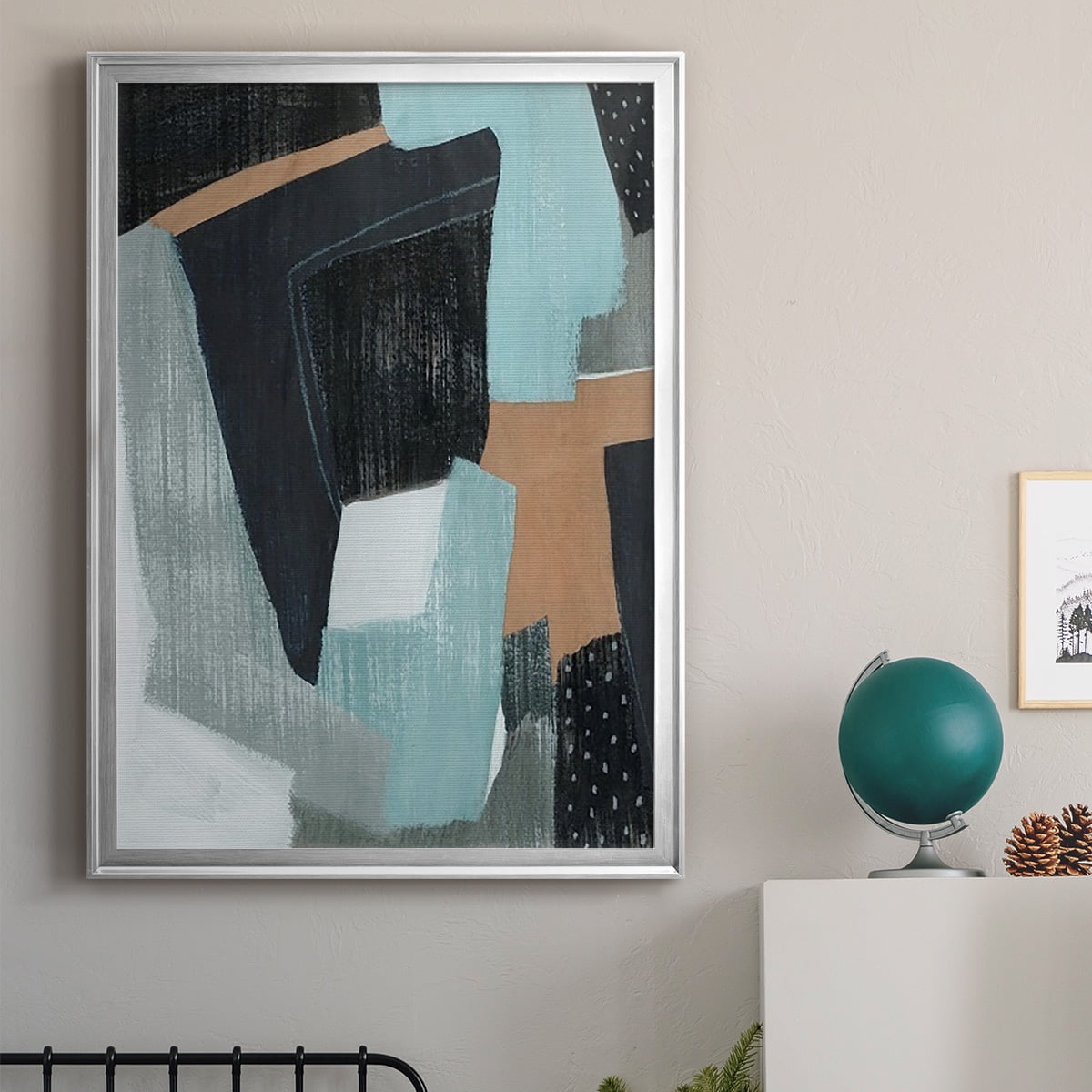 Tangerine Lagoon II Premium Framed Print, in Gold, Black, or Silver - Ready to Hang