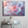 thumbnail image 4 of Mudket Framed Canvas Wall Art Ready to Hang Pink Blue Flower Print, Modern Abstract Floral Wall Decor Canvas Artwork for Bedroom Living Room Office, Soft Botanical Wall Pictures - 12"L x 8"W, 4 of 10