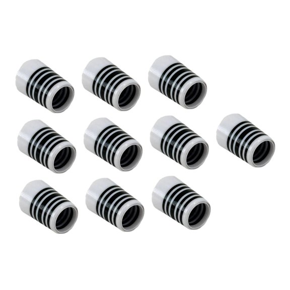 yotijay 10Pcs Golf Ferrules for Taper Tip Iron Wedge Premium Golf Club Repair Covers White Black