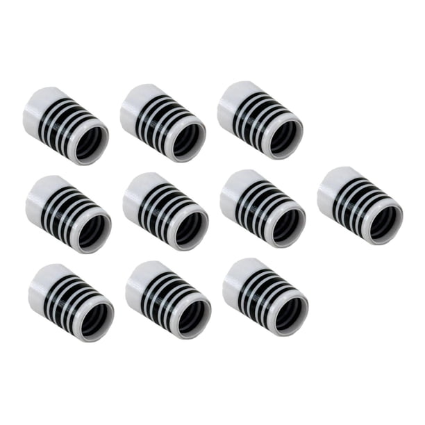 10 piezas de casquillos de hierro para golf, casquillos para eje de palo de golf de 0,370, prácticos adaptadores de punta cónica para cuñas de hierro Negro