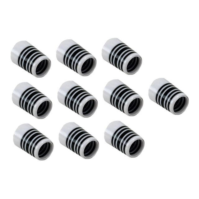 10 piezas de casquillos de hierro para golf, casquillos para eje de palo de golf de 0,370, prácticos adaptadores de punta cónica para cuñas de hierro Negro