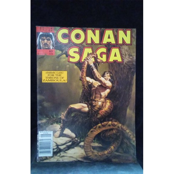 Pre-Owned Conan Saga #63 1992 Marvel Comics Comic Book