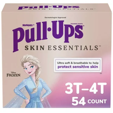 Pull-Ups Skin Essentials Girls' Disposable Training Pants - 3T-4T - 54ct