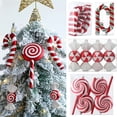 thumbnail image 2 of 1 caja de adornos navideños para el hogar 2023, piruleta grande, bastón de caramelo, colgante para árbol de Navidad, regalos de Navidad, adornos de Año Nuevo, 2 of 5