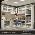 thumbnail image 5 of Cocina Integral de Esquina Madesa Agata 459cm Blanco/Crema, 5 of 5