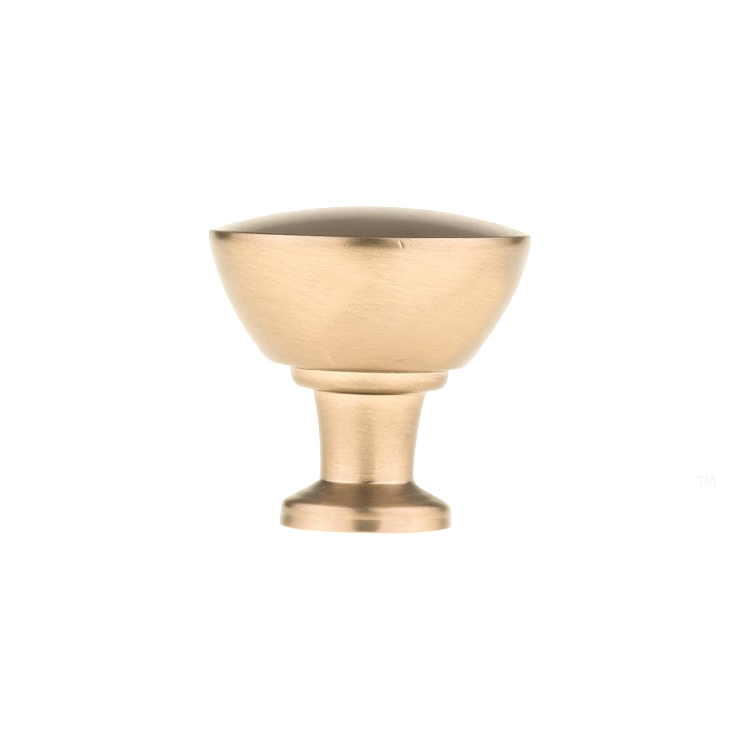 5-Pack Trophy Round Metal Champagne Bronze 1-11/32" (34mm) Kitchen Cabinet Drawer Knob